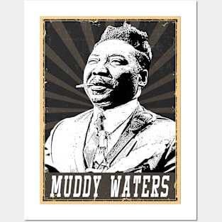 80s Style Muddy Waters Posters and Art